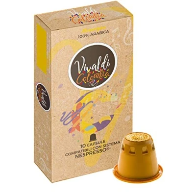Imagen de Vivaldi Origen Único Colombia 100% Arabica 100 cápsulas compatibles con Nespresso® *
