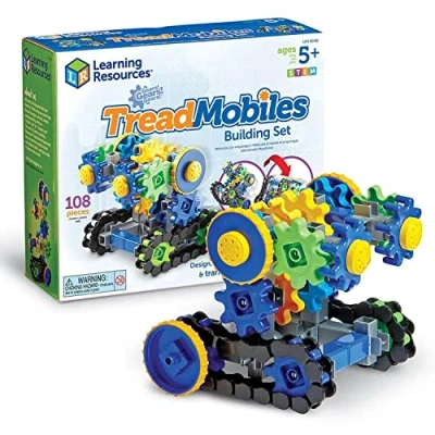 Imagen de Learning Resources Vehículos Gears! Gears, Stem, Set de construcción, 108 Piezas, 5+ años