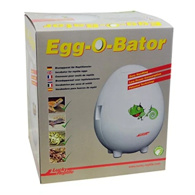Imagen de Lucky Reptile incubadora para Huevos de Reptiles 4L Aparato incubación Egg O Bator contenedores cría incluidos certificada TÜV 5W/h con regulación Temperatura
