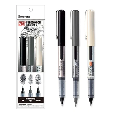 Imagen de Kuretake ZIG Inktober (3 pcs set)