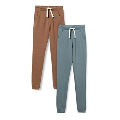 Imagen de MINYMO Basic Sweat Pant (2 Pack) Pantaln de Vestir, Beige, 122 cm para Niños