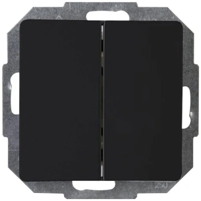 Imagen de KOPP 650550089 Paris Interruptor de Serie empotrable, Color Negro Mate