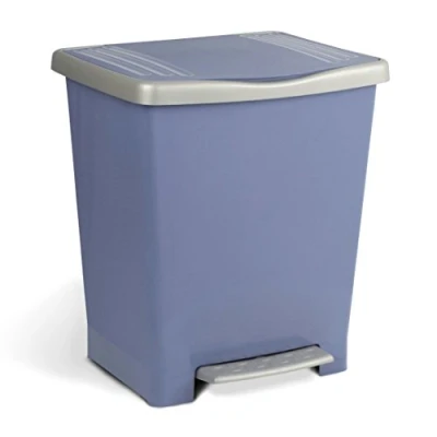 Imagen de Tatay Cubo de Pedal Millenium, 23L Capacidad, Apertura a Pedal, Polipropileno, Libre BPA, Bolsa Basura 30L. Color Rojo, 33,5 x 30 39 cm