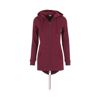 Imagen de Urban Classics Parka Sudadera con cremallera, Mujer, Talla: 5XL, Burgundy