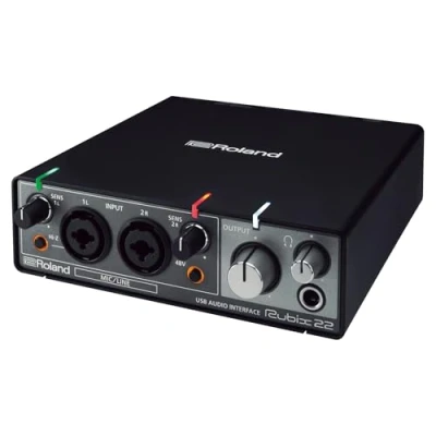Imagen de Interfaz de alta resolución con 2 entradas y salidas Roland RUBIX22 — para Mac, PC iPad