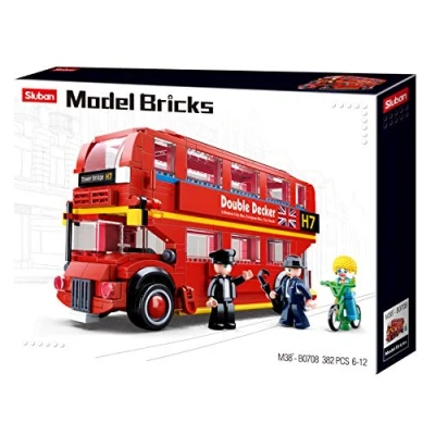 Imagen de Sluban London Doppeldeckerbus M38 B0708 Bus, Color Multi Colou, Medium