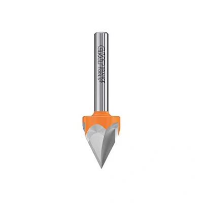 Imagen de CMT Orange Tools 758.001.11 Fresa para letras 60 grados hm s 6 d 12.7 z 3