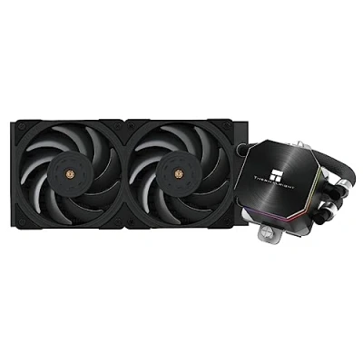 Imagen de Thermalright Frozen Edge 240 Enfriador de agua para CPU (3300 RPM, rodamientos S FDB, Intel LGA1150/1155/1200/1700/2011(FE240), color negro
