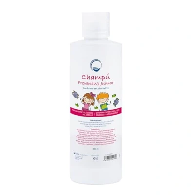 Imagen de Champú Preventivo Antipiojos con Aceite de Arbol Te 300 ml Previene y Protege contra los Piojos Apto para Cuero Cabelludo Sensible Farmacéutico