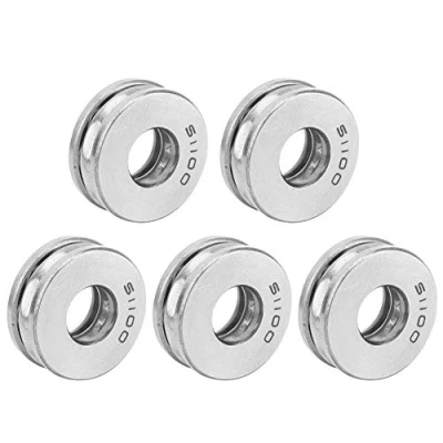 Imagen de 5Pcs 51100 Plano Axial Thrust Ball Roller Bearing 2RS Seal Resistente al polvo Reemplazo de rodamiento bajo ruido