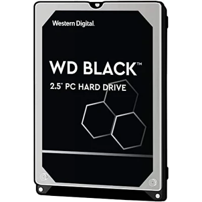 Imagen de WD_BLACK 1TB de Alto Rendimiento. Disco duro interno para ordenadores portátiles 2.5&quot;, 7200 RPM Class, SATA 6 GB/s, 64MB Cache, Garantía 5 años