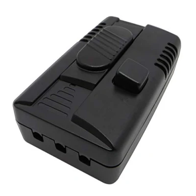 Imagen de Regulador de pie LED, con 2 salidas: atenuador e interruptor, regulable continuamente, para lámparas LED ajustables, cable intermedio, silencioso