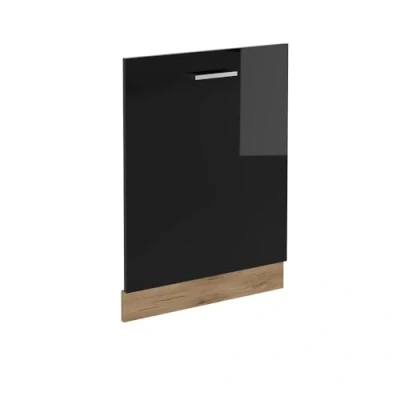 Imagen de Vicco Panel Frontal del lavavajillas R Line, Negro Brillo Intenso, 60 cm sin encimera