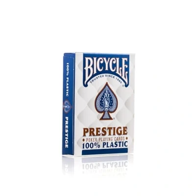Imagen de Bicycle Prestige F44100 Baraja de Poker Profesional Plástico, colores surtidos, a partir 10 años