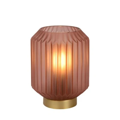 Imagen de LUCIDE SUENO Lámpara de mesa Ø 13 cm 1xE14 Rosa