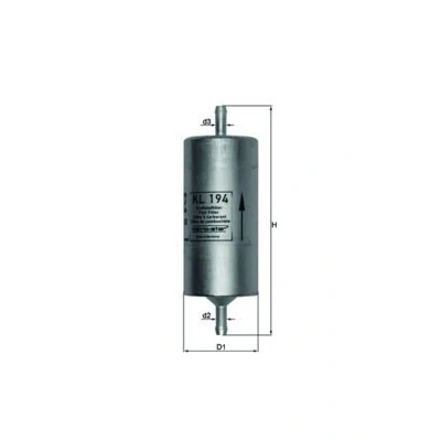 Imagen de MAHLE ORIGINAL KL 194 Filtro Combustible de tubería 8 8,0 FIAT: Cinquecento