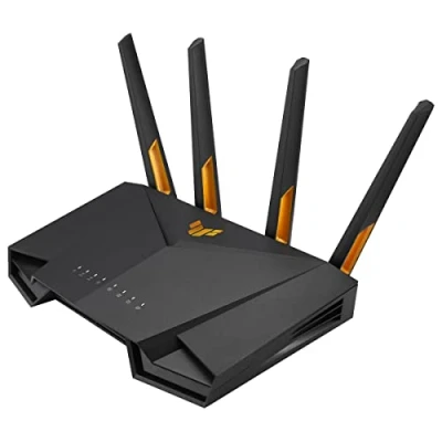 Imagen de Router gaming ASUS TUF AX3000, WiFi 6, 2402 mbps, Doble banda (2,4 GHz / 5 GHz), Negro