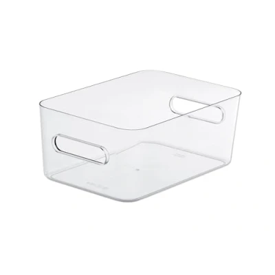 Imagen de SmartStore Caja compacta (tamaño Mediano, Acero Inoxidable), Color Transparente
