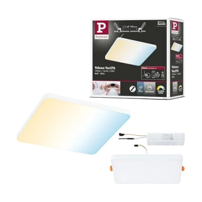 Imagen de Paulmann Veluna Edge ZigBee CCT angular 16x16 cm