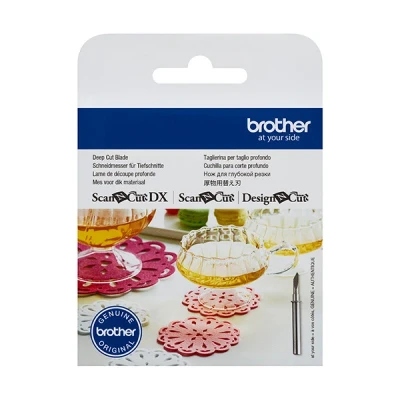 Imagen de Brother CABLDF1 Scan N Cut Cuchilla para Cortes Profundos, Color Plateado