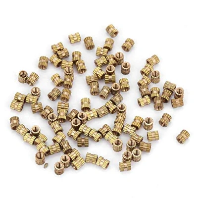 Imagen de Kit de surtido tuercas inserción con rosca moleteada latón M2.5(M2.5 * 4 3.5（100pcs）)
