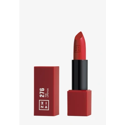 Imagen de 3INA MAKEUP The Lipstick 276 Rojo Apagado Labial Cremoso Barra de Labios Mate con Vitamina E y Manteca Karité Alta Pigmentación Olor a Vainilla Vegan Cruelty Free