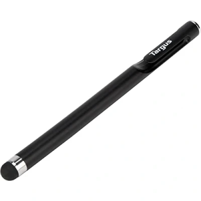 Imagen de Lápiz óptico Targus AMM165AMGL, Antimicrobiano, Táctil, Clip de bolsillo, Para tablets y smartphones, Negro