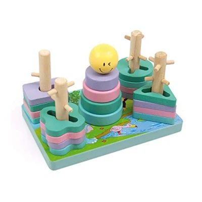Imagen de Andreu Toys Multifunction SATCKING Puzzles, Color (Multicolor) (MC 016)