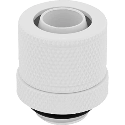 Imagen de Corsair Hydro X Series XF Accesorios de Compresión 10/13 mm (3/8 Pulgada o 1/2 Pulgada) ID/OD, Paquete Cuatro (Roscas Puerto BSPP 1/4 Blanco