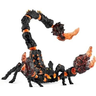 Imagen de schleich ELDRADOR CREATURES 70142— Escorpión de Lava — Colección Dragones, Monstruos y Criaturas Figura Acción con Partes Móviles Giratorias Juguetes para Niños 7 Años o Más