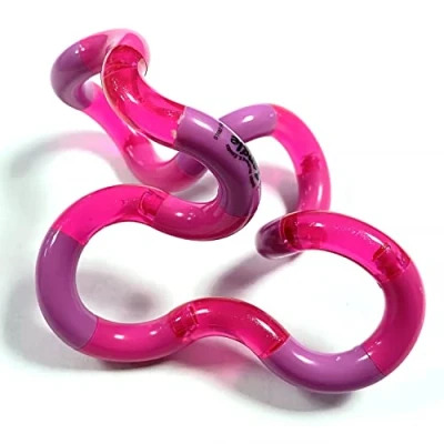 Imagen de Tangle Jr Classic (Berry) Juguetes sensoriales genuinos Twisty Fidget Toy Fidgets para niños y adultos Juguete antiestrés la escuela Regalo adolescentes
