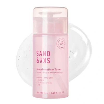 Imagen de Tónico de malvavisco Sand &amp; Sky facial hidratante y exfoliante para iluminar la piel Cerrado los poros, minimización del enrojecimiento Con Niacinamida, AHA, BHA, ácido hialurónico.