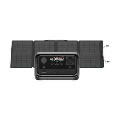 Imagen de ECOFLOW RIVER 3 Plus Estación de energía portátil y panel solar 110 W, batería LFP 286 Wh, salida hasta 1200 más 16 horas tiempo funcionamiento para electrodomésticos 100