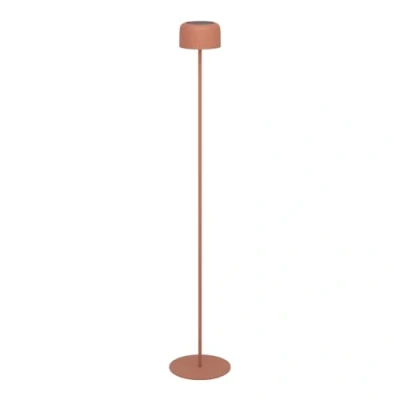 Imagen de Eglo Roccanova lámpara solar de pie, con batería, para interior y exterior, salón, regulable en 3 niveles, acero rojo, blanco cálido, IP44