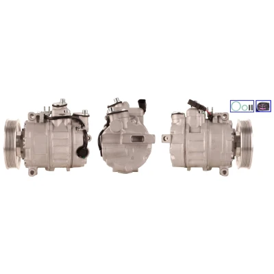 Imagen de LUCAS ELECTRICAL ACP497 Compresor de Aire Acondicionado PAG 46 AUDI: A6 C6 Berlina, A4 B7 Avant