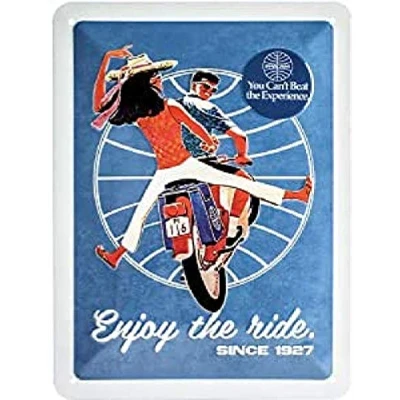 Imagen de Nostalgic Art Cartel de chapa retro Pan Am Enjoy the ride