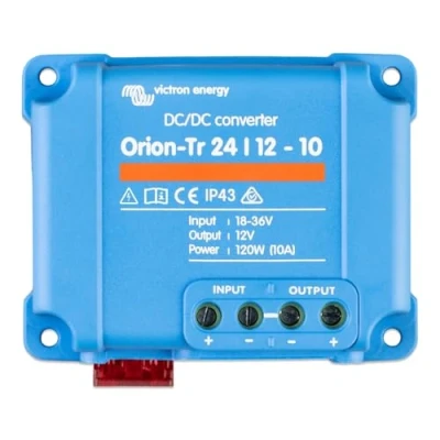 Imagen de Victron Energy Orion TR IP43 24/12 Voltios 10 amperios 120 Watt Convertidor de CC a No Aislado, Retail