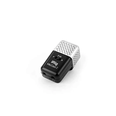 Imagen de IK Multimedia iRig Mic Cast 2 Micrófono de grabación compacto para iPhone, iPod, iPad y dispositivos Android
