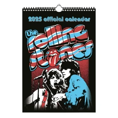 Imagen de Calendario 2025 pared A3 The Rolling Stones grande, Planificador mensual: Con Ilustraciones a todo color (29,7x42 cm)