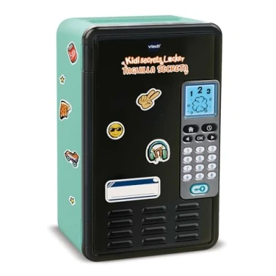 Imagen de VTech KidiSecrets Locker Taquilla Secreta, Caja fuerte con código secreto, Joyero niños, Personalizable, Pantalla LCD, Música, Alarma, Juguetes Electrónicos, color negro, Versión ESP