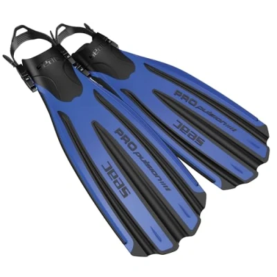 Imagen de SEAC Propulsion, Aletas de Buceo con Correa Ajustable, Made in Italy