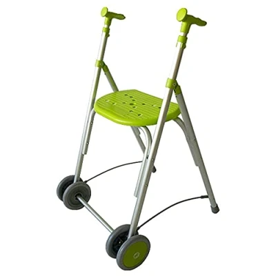 Imagen de Andador Rollator De aluminio Plegable Regulable en altura Color pistacho
