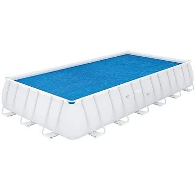 Imagen de BESTWAY Cobertor Solar para Piscina Desmontable 703x336 cm Rectangular Protege y Calienta el Agua de PVC Resistente a los Rayos UV Fácil Instalar Almacenar