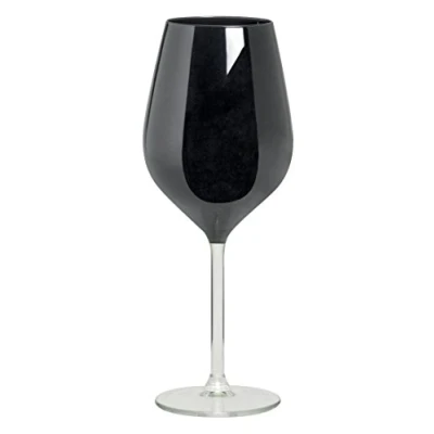 Imagen de Excelsa Scratch Copa de cristal color negro, para vino, 50 cl, 7 x 23 cm,