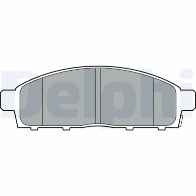 Imagen de DELPHI LP3313 Juego de pastillas freno con avisador acústico desgaste sin chapa antichirridos accesorios FIAT: Fullback Pick up