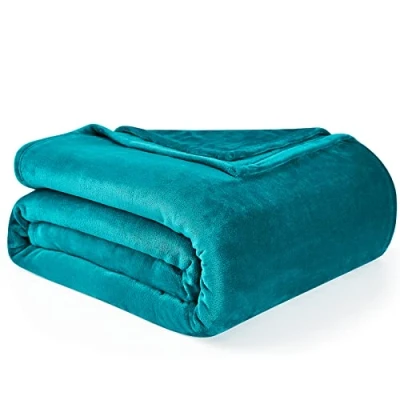 Imagen de EHEYCIGA Manta Sofa Invierno, Mantas para Pequeña, Franela Suave, Cobijas de Polar Cubre Sofa, 130x165 cm, Turquesa