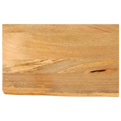 Imagen de vidaXL Tablero de Mesa Borde Natural Madera Maciza Mango 40x30x3,8 cm, Superficie Reemplazo