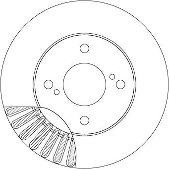 Imagen de TRW DF6990 Disco de freno 231 20 4 100,6 ventilado barnizado
