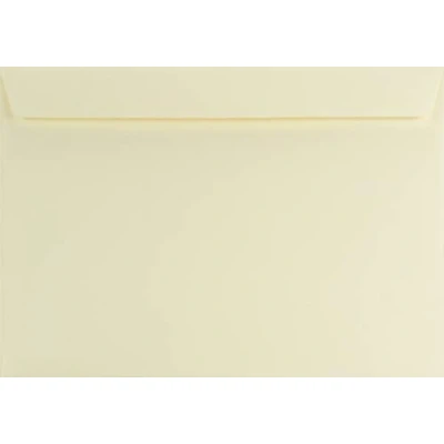 Imagen de Netuno 10 sobres grandes de color crema C4 229 x 324 mm 120 g Olin solapa autoadhesiva recta sin ventana para invitaciones tarjetas felicitación certificados cumpleaños diplomas fotos vales menú
