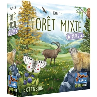 Imagen de Asmodee Lookout Games Bosque Mixto Extensión: Alpine Juegos de Mesa Cartas Familia y niño a Partir 10 años Educativo Estratégico Versión Francesa